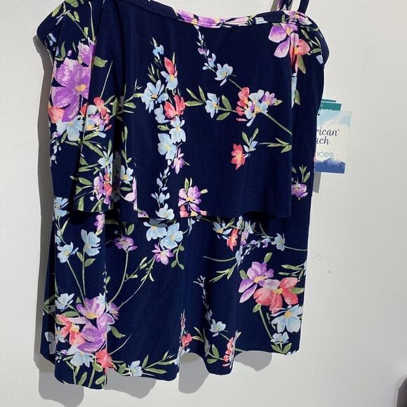 Maurices Women's Multicolor Floral Spaghetti Strap Tankini Size Small NWT - Picture 2 of 11